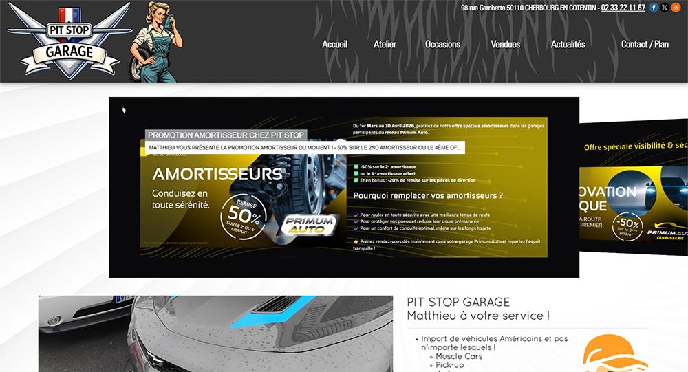 Lancement de Pit Stop Garage